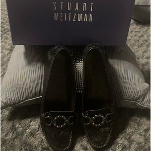 Black Stuart Weitzman loafers